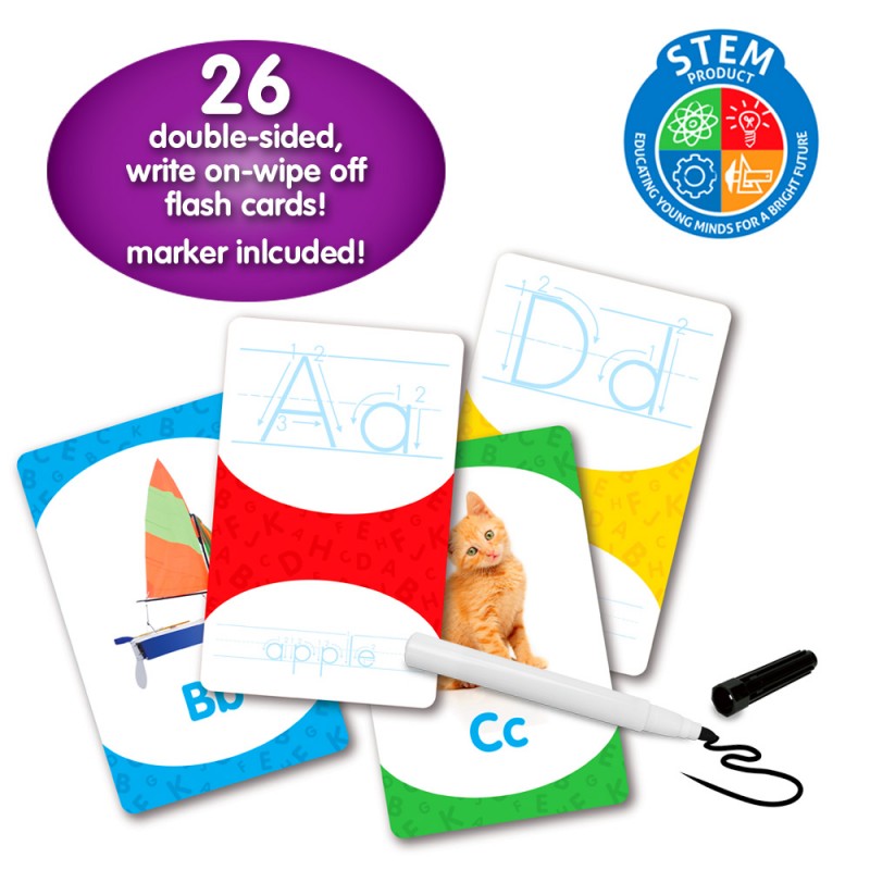 flash cards learn letters and writing skill